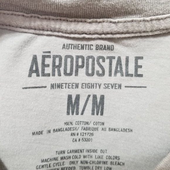 Aeropostale shirt Medium graphic Mercer St Records Old School graphic retro - Picture 10 of 11